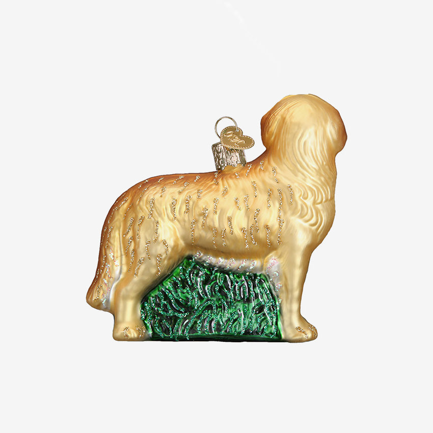 Old World Christmas | Blown Glass Ornament - Golden Retriever