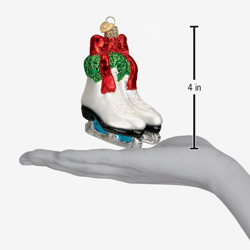 Old World Christmas | Blown Glass Ornament - Holiday Skates