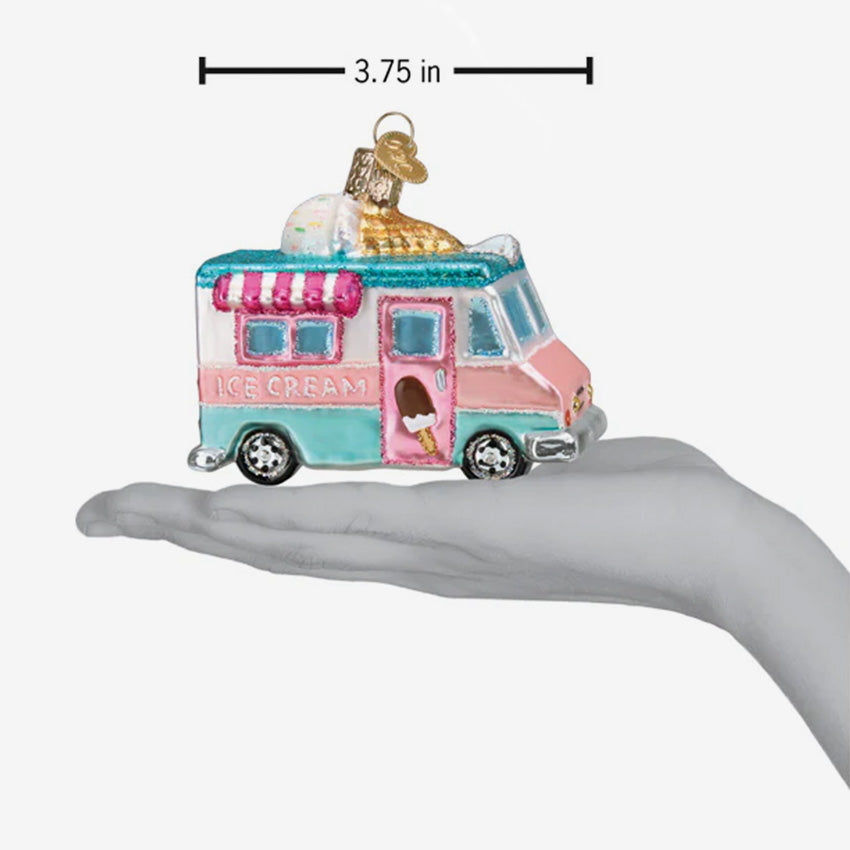 Old World Christmas | Ornement en verre soufflé - Camion de crème glacés