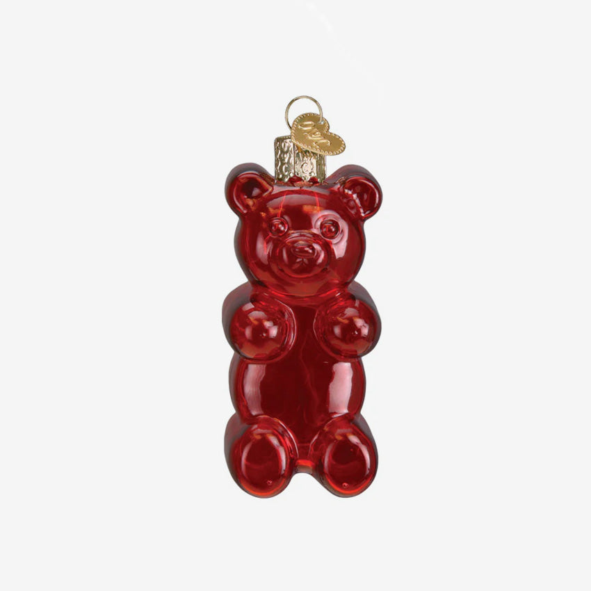 Old World Christmas | Blown Glass Ornament - Jelly Bear Set
