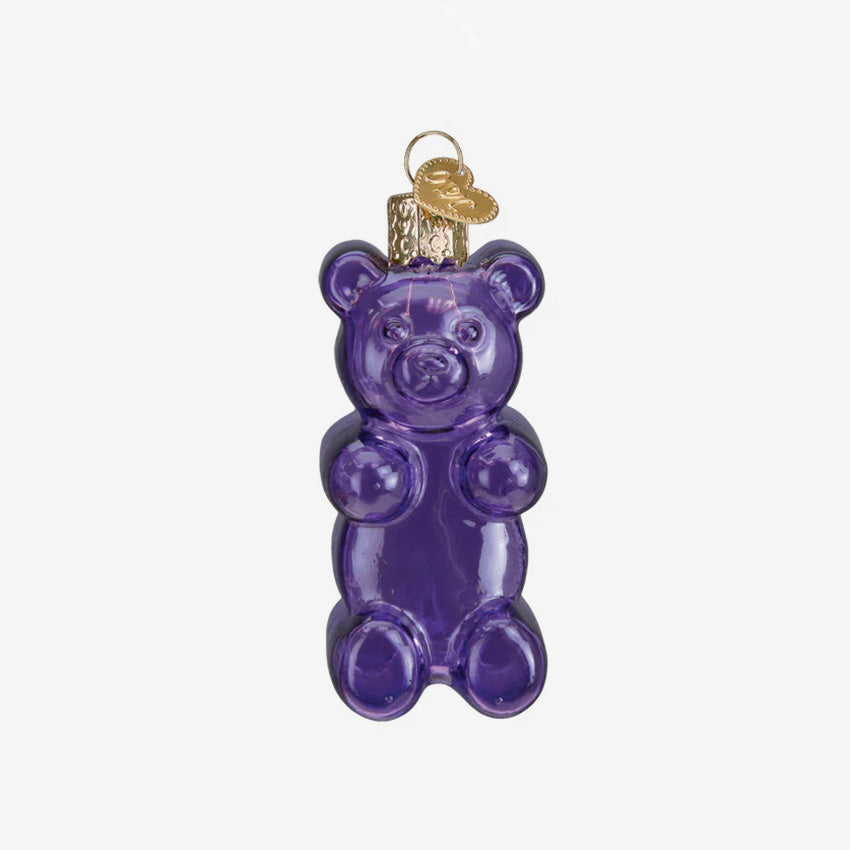 Old World Christmas | Blown Glass Ornament - Jelly Bear Set