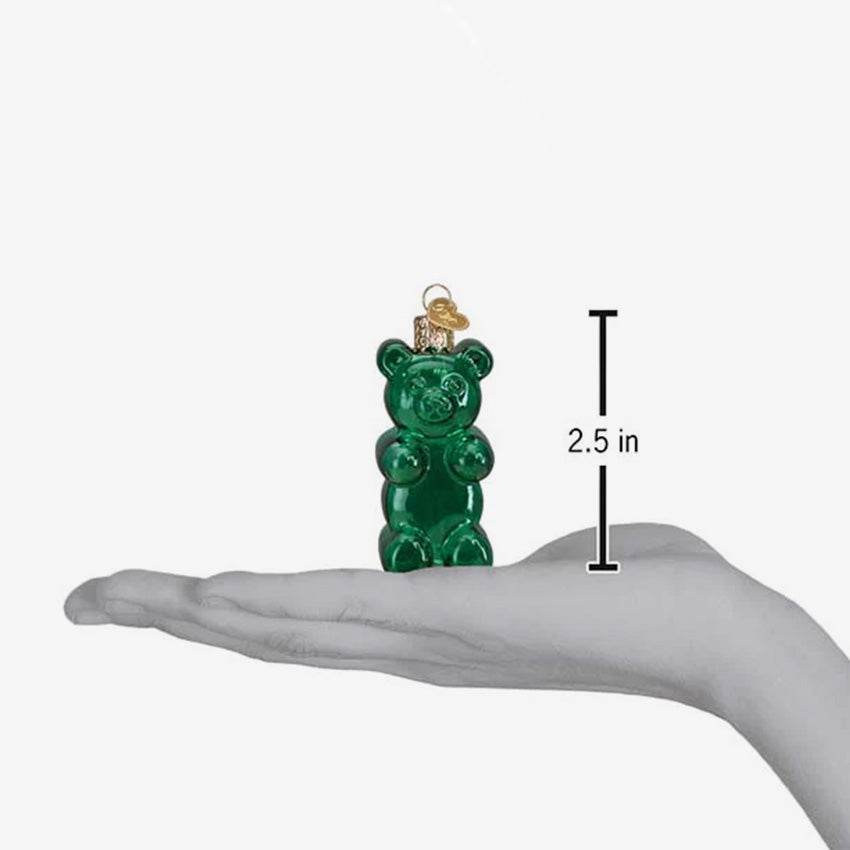 Old World Christmas | Blown Glass Ornament - Jelly Bear Set