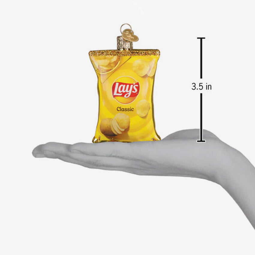Old World Christmas | Blown Glass Ornament - Lay's Classic Chips