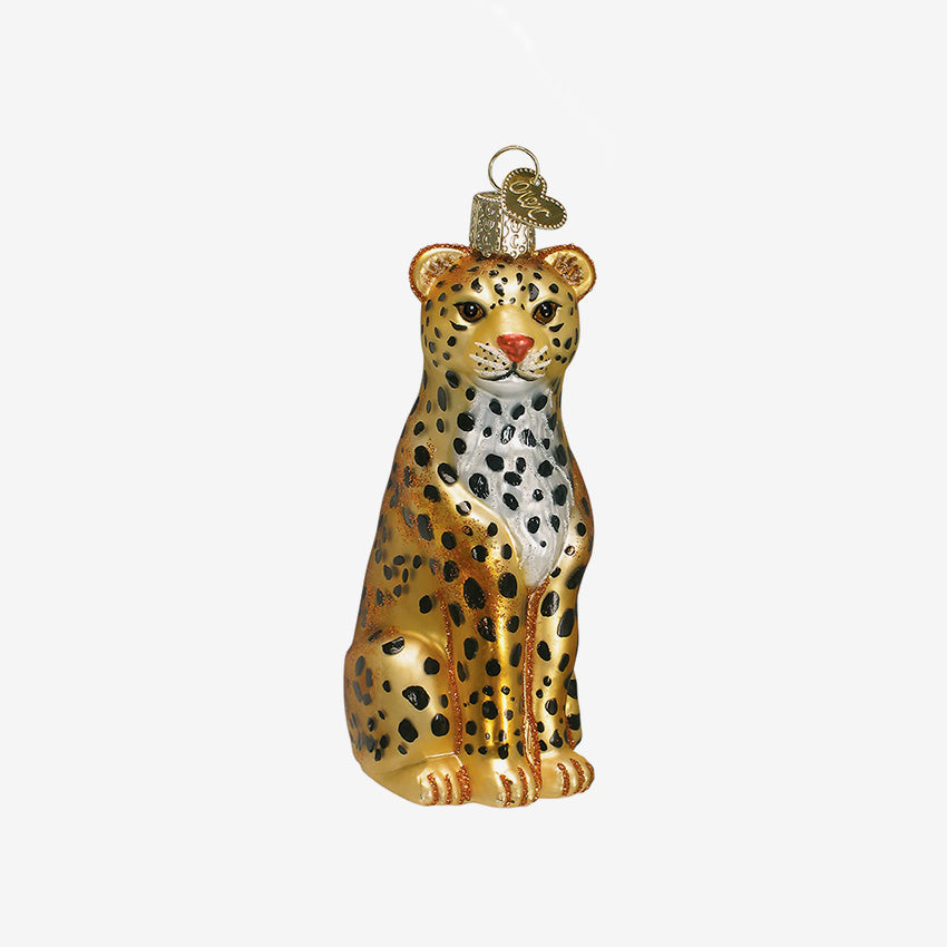 Old World Christmas | Blown Glass Ornament - Leopard
