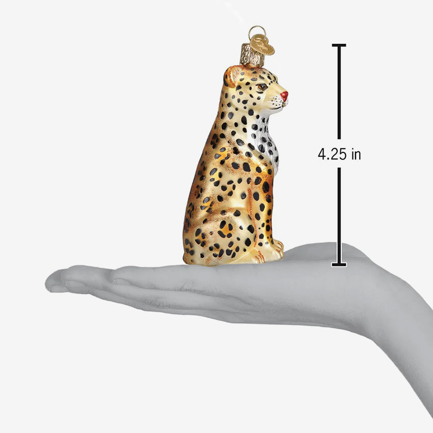 Old World Christmas | Blown Glass Ornament - Leopard