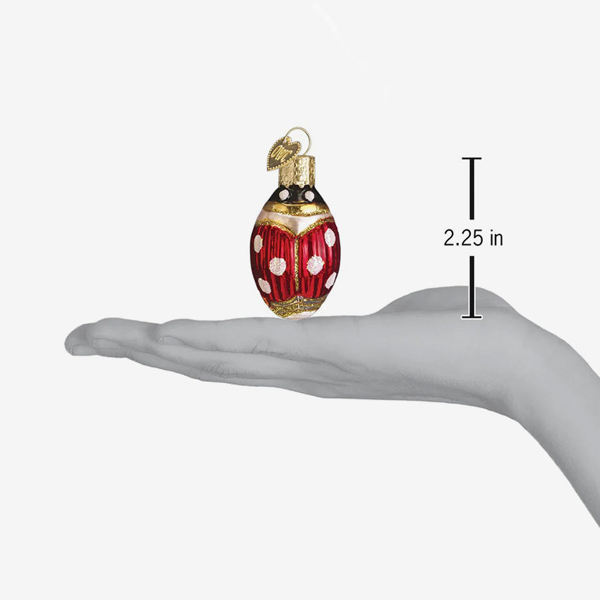 Old World Christmas | Blown Glass Ornament - Lucky Ladybug