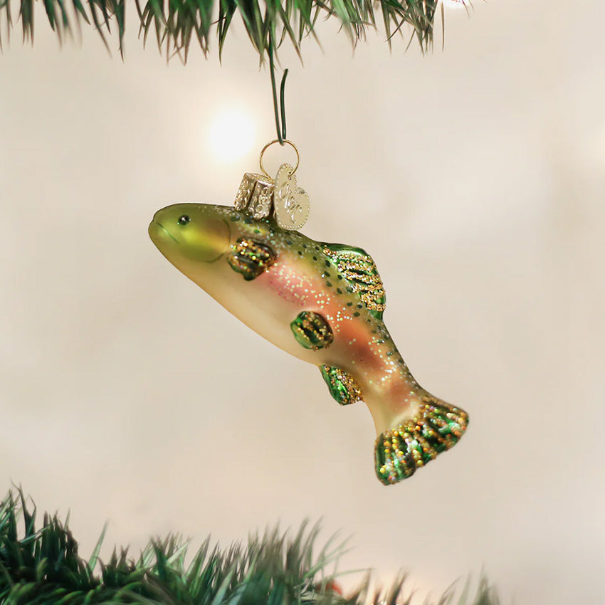 Old World Christmas | Blown Glass Ornament - Mini Trout
