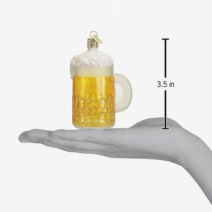 Old World Christmas | Blown Glass Ornament - Mug Of Beer
