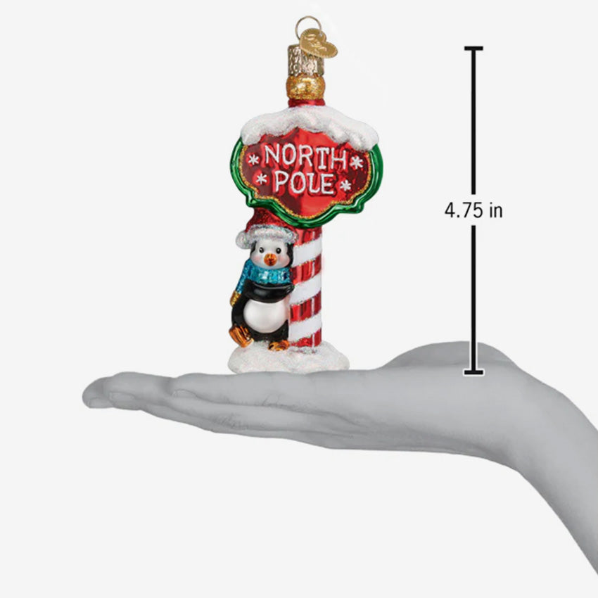 Old World Christmas | Blown Glass Ornament - North Pole