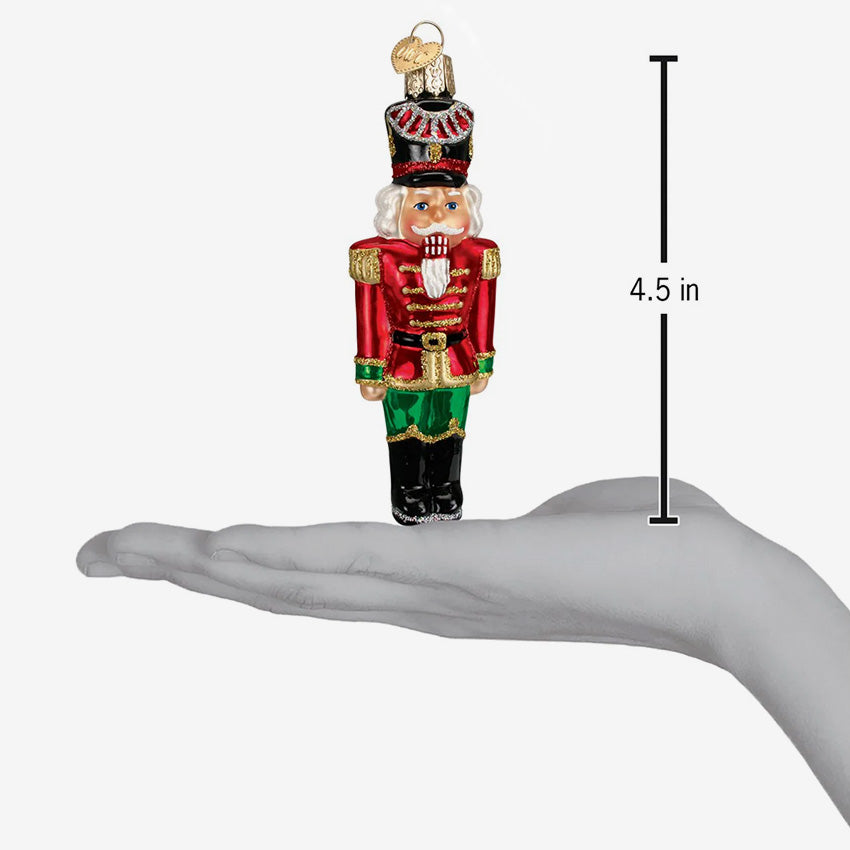Old World Christmas | Blown Glass Ornament - Nutcracker