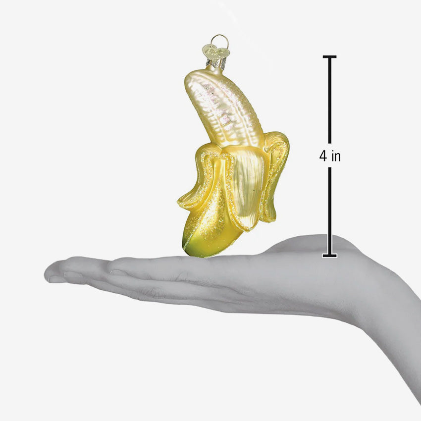 Old World Christmas | Blown Glass Ornament - Peeled Banana