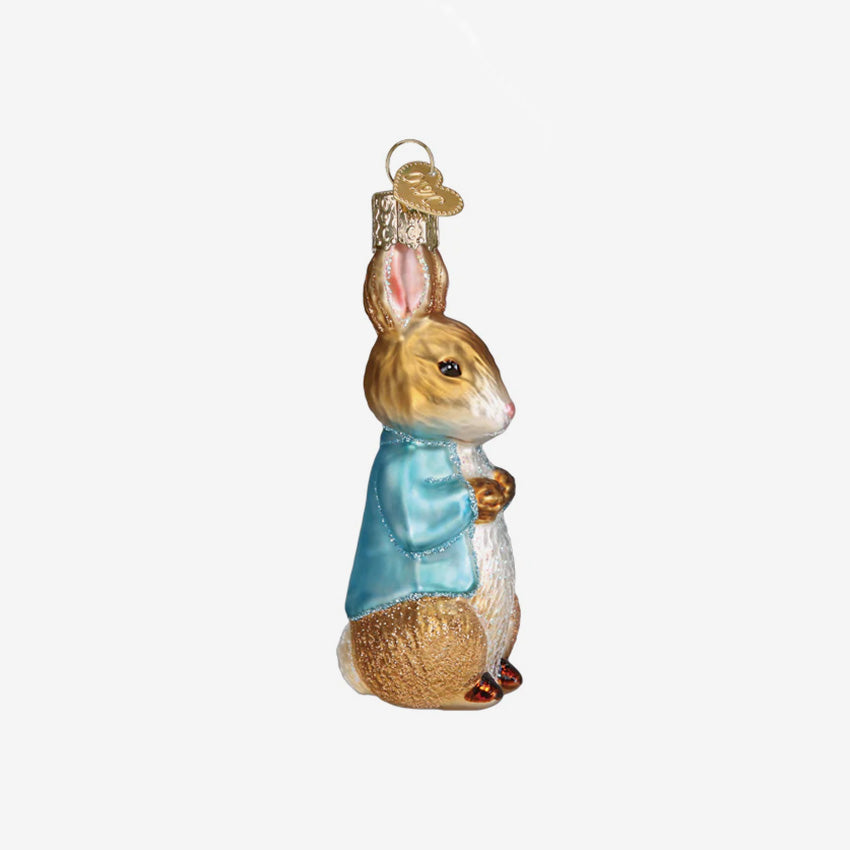 Old World Christmas | Blown Glass Ornament - Peter Rabbit