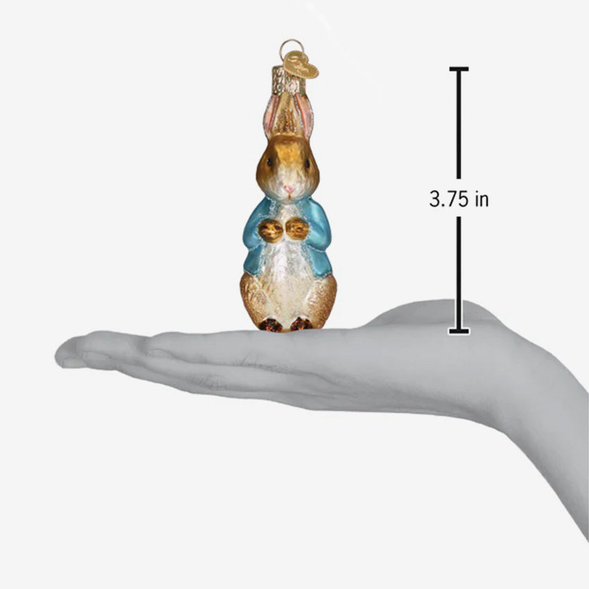 Old World Christmas | Blown Glass Ornament - Peter Rabbit