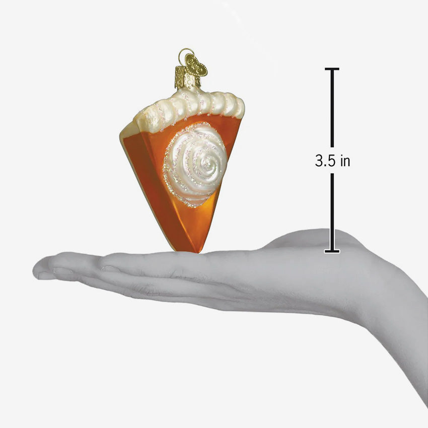 Old World Christmas | Blown Glass Ornament - Piece Of Pumpkin Pie