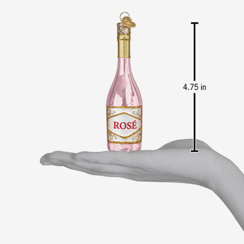 Old World Christmas | Blown Glass Ornament - Rose Wine