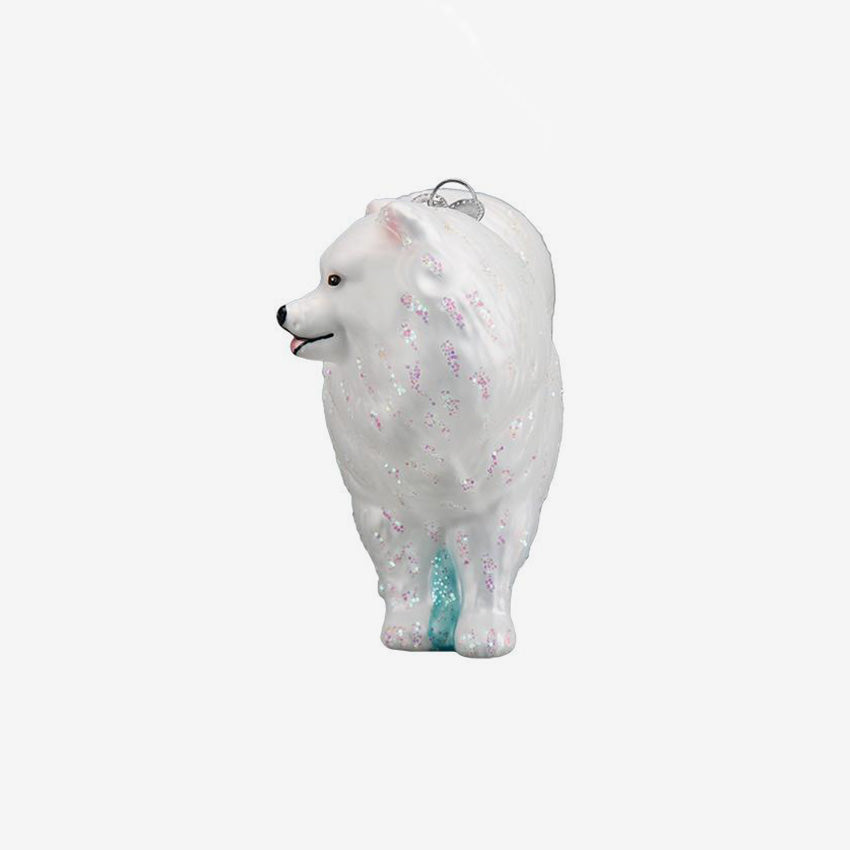 Old World Christmas | Blown Glass Ornament - Samoyed