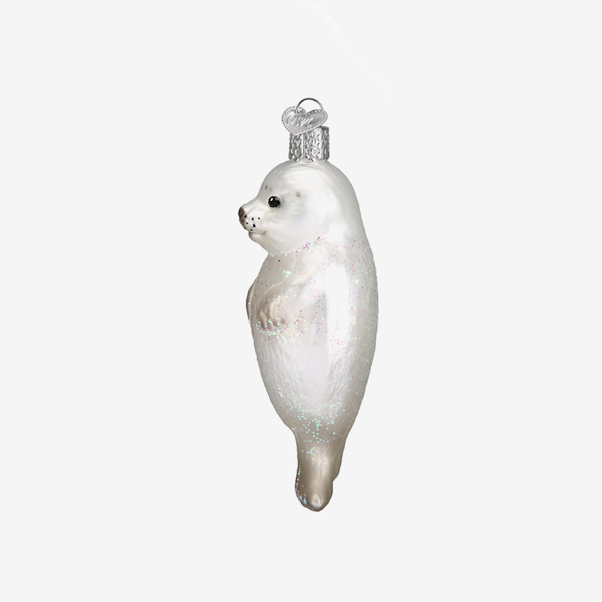 Old World Christmas | Blown Glass Ornament - Seal Pup