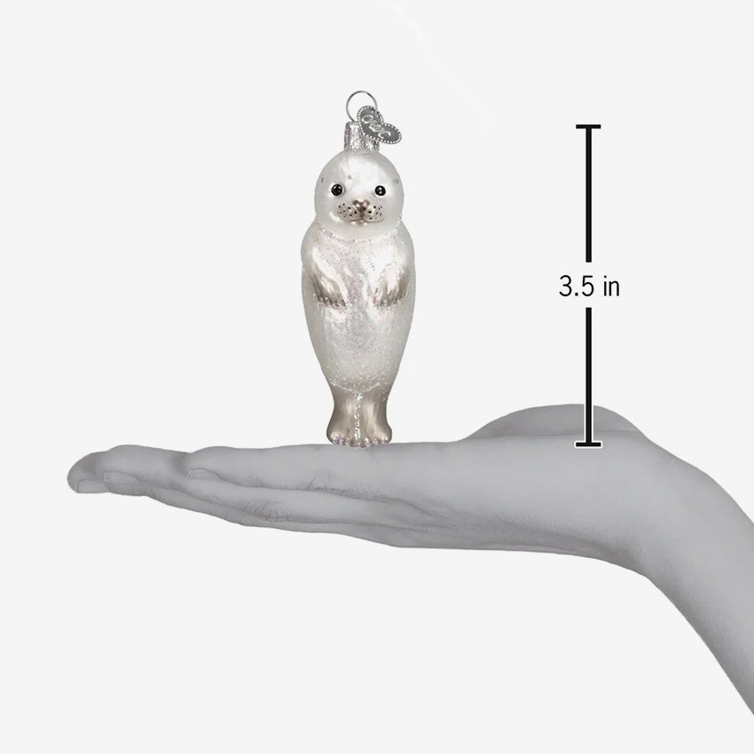 Old World Christmas | Blown Glass Ornament - Seal Pup