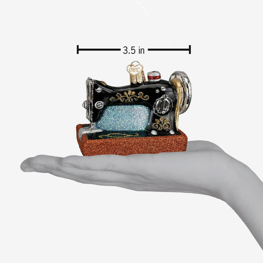 Old World Christmas | Blown Glass Ornament - Sewing Machine