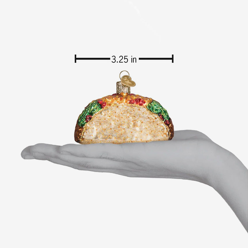 Old World Christmas | Blown Glass Ornament - Taco