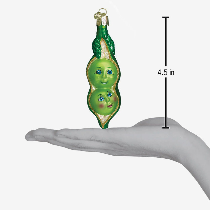 Old World Christmas | Blown Glass Ornament - Two Peas In A Pod