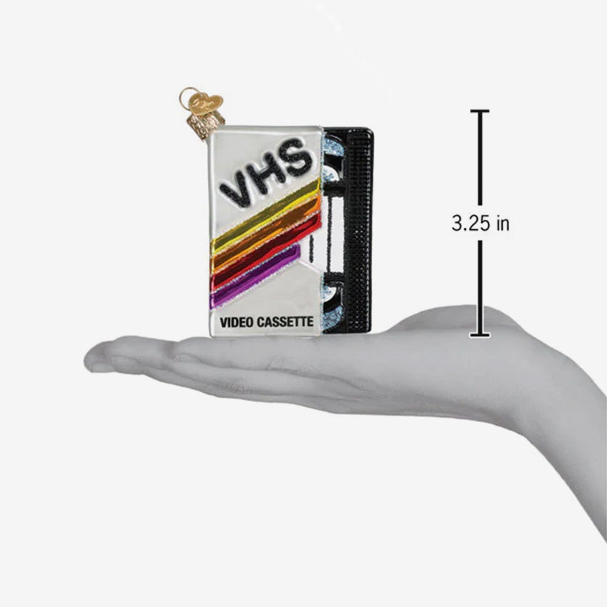 Old World Christmas | Blown Glass Ornament - Vhs Tape