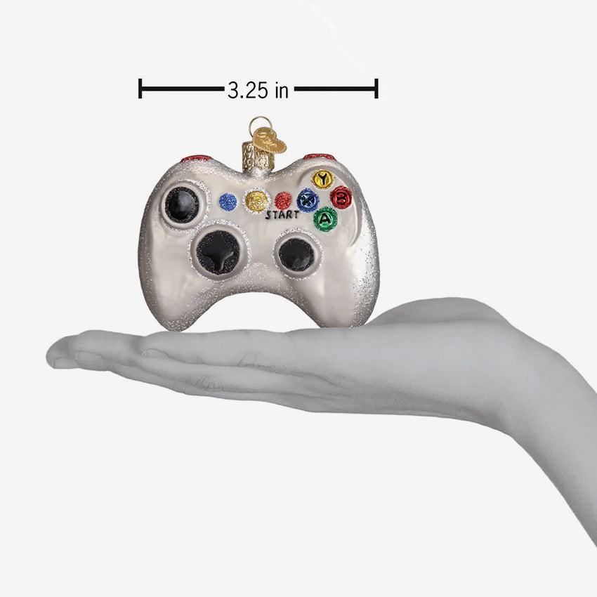 Old World Christmas | Blown Glass Ornament - Video Game Controller