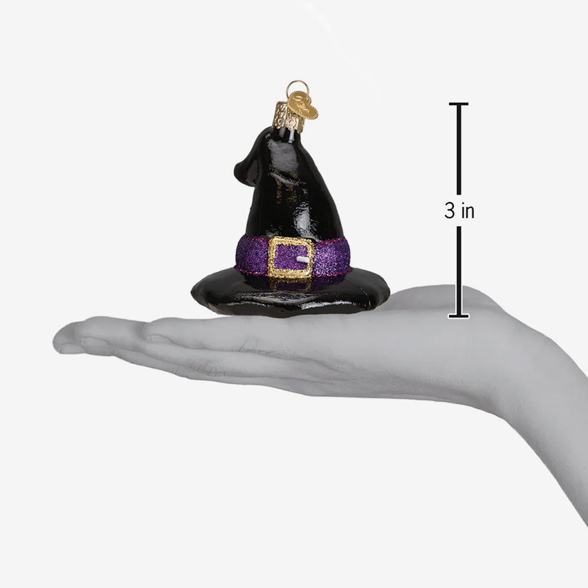 Old World Christmas | Blown Glass Ornament - Witch's Hat