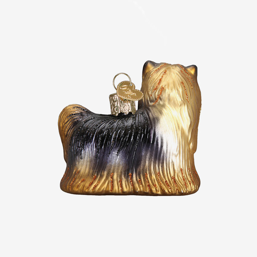 Old World Christmas | Blown Glass Ornament - Yorkie