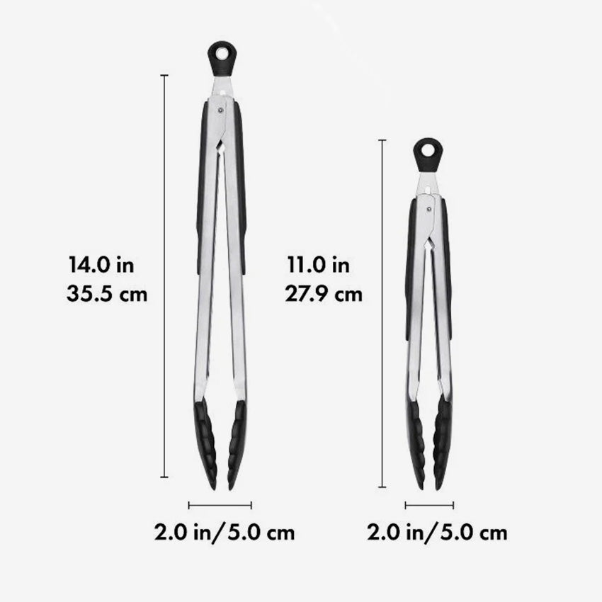 Oxo | Nylon Head Tongs - Set of 2