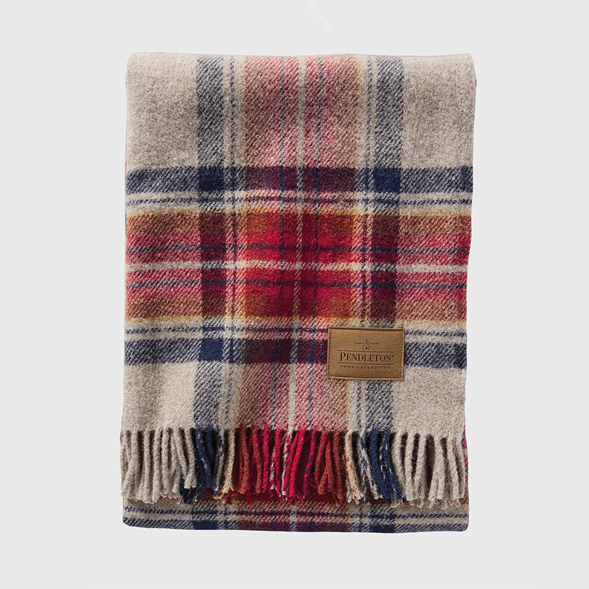 Pendleton Throw Robe Pendleton | Motor Robe Throw with Leather Carrier - Vintage Dress Stew ...
