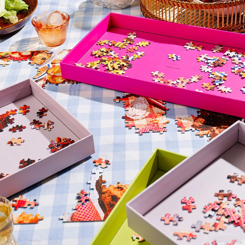 Piecework | Plateaux pour casse-tête – Ensemble de 6