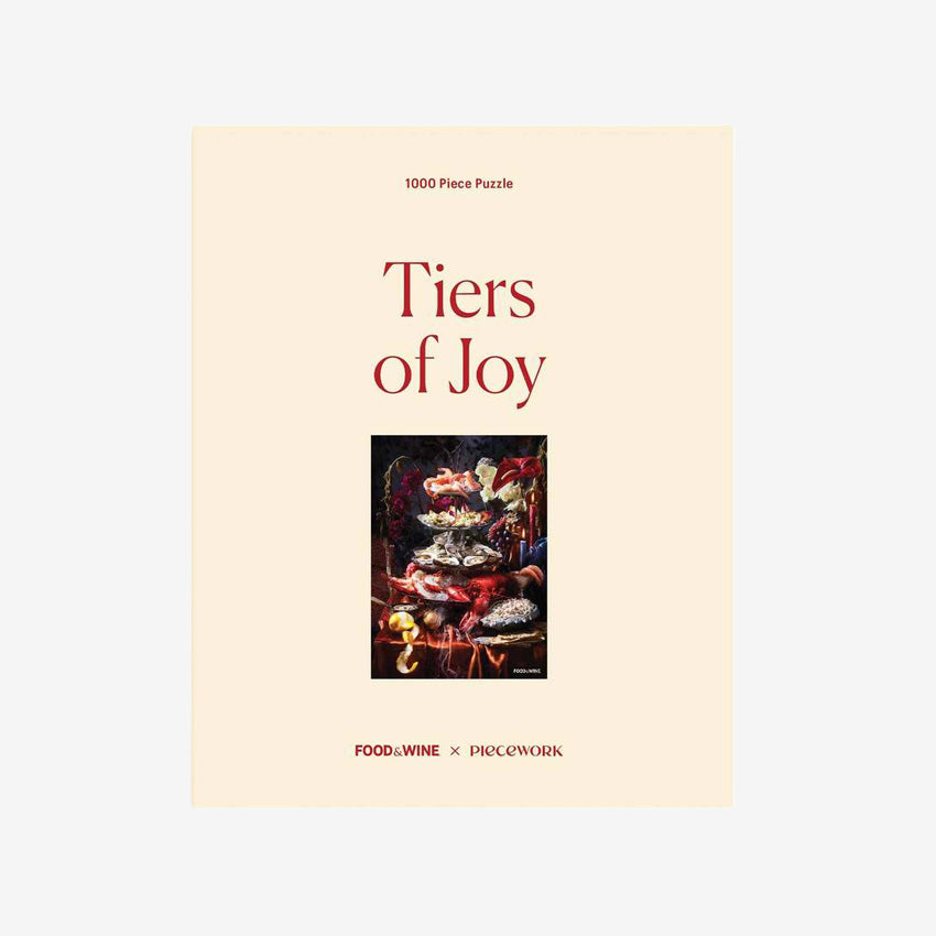 Piecework | Tiers of Joy - Food+Wine Collab - 1000 Piece Puzzle