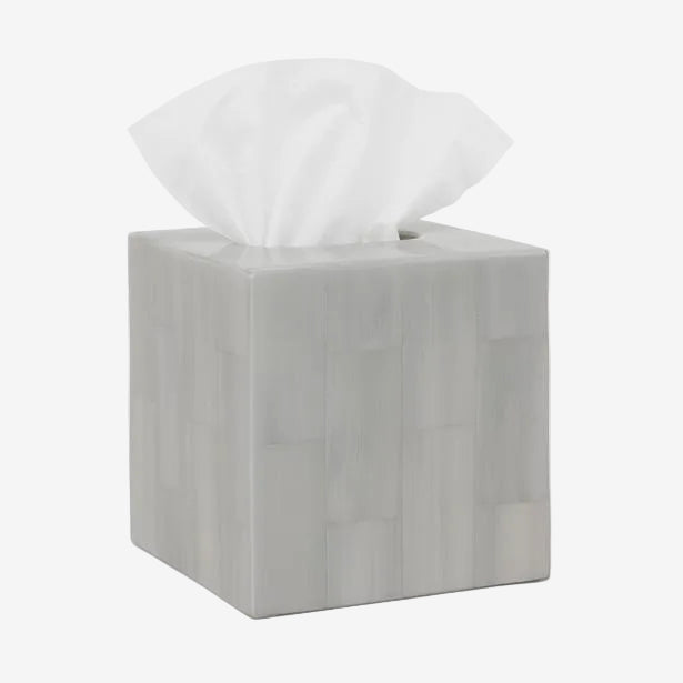 Pigeon & Poodle | Arles Tissue Box - Light Gray