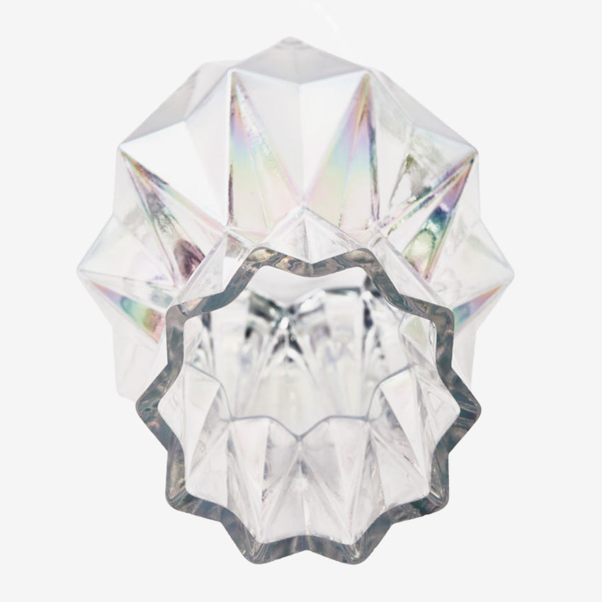 Polspotten | Glass Folds Vase - Luster