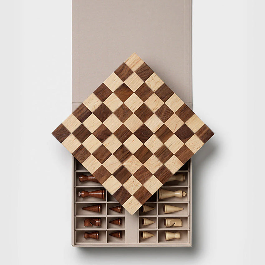 Printworks | Wood Chess - The Minimalist