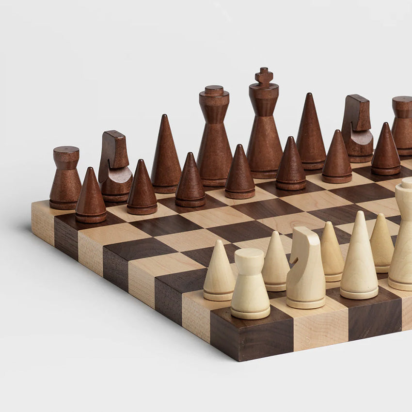 Printworks | Wood Chess - The Minimalist