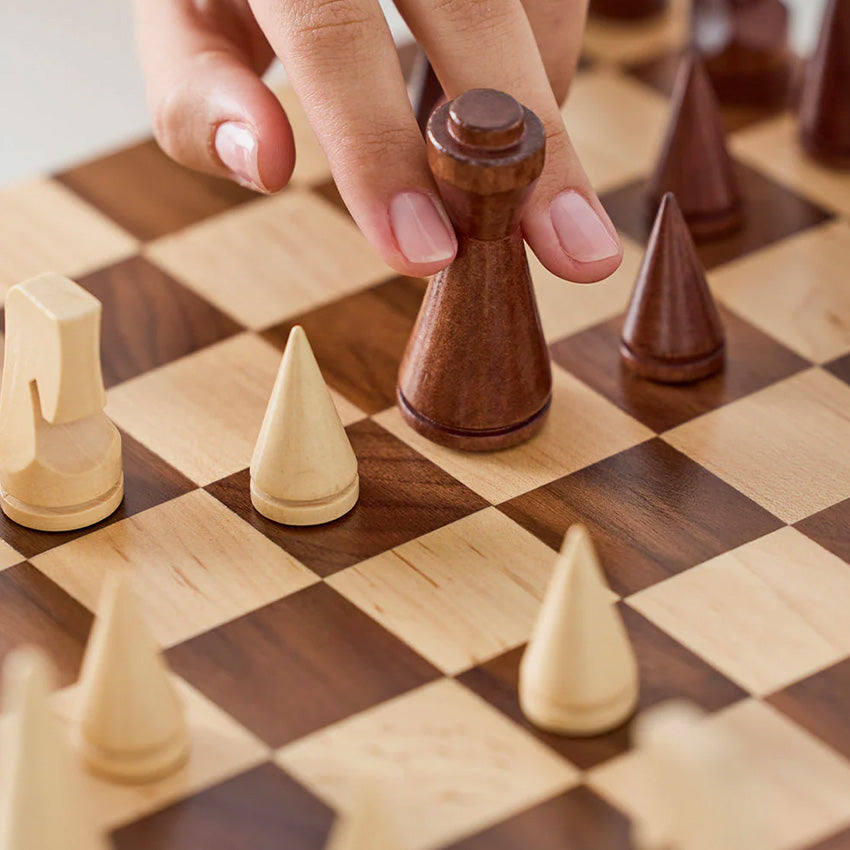 Printworks | Wood Chess - The Minimalist