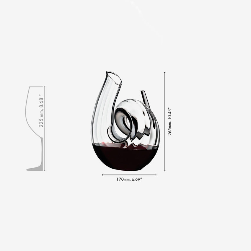 Riedel | Carafe Fatto a Mano Curly en cristal