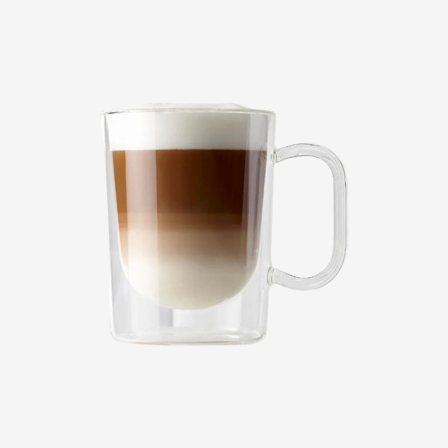 Safdie & Co | Barista Mod Americano Glass Double Wall Mugs - Set of 2