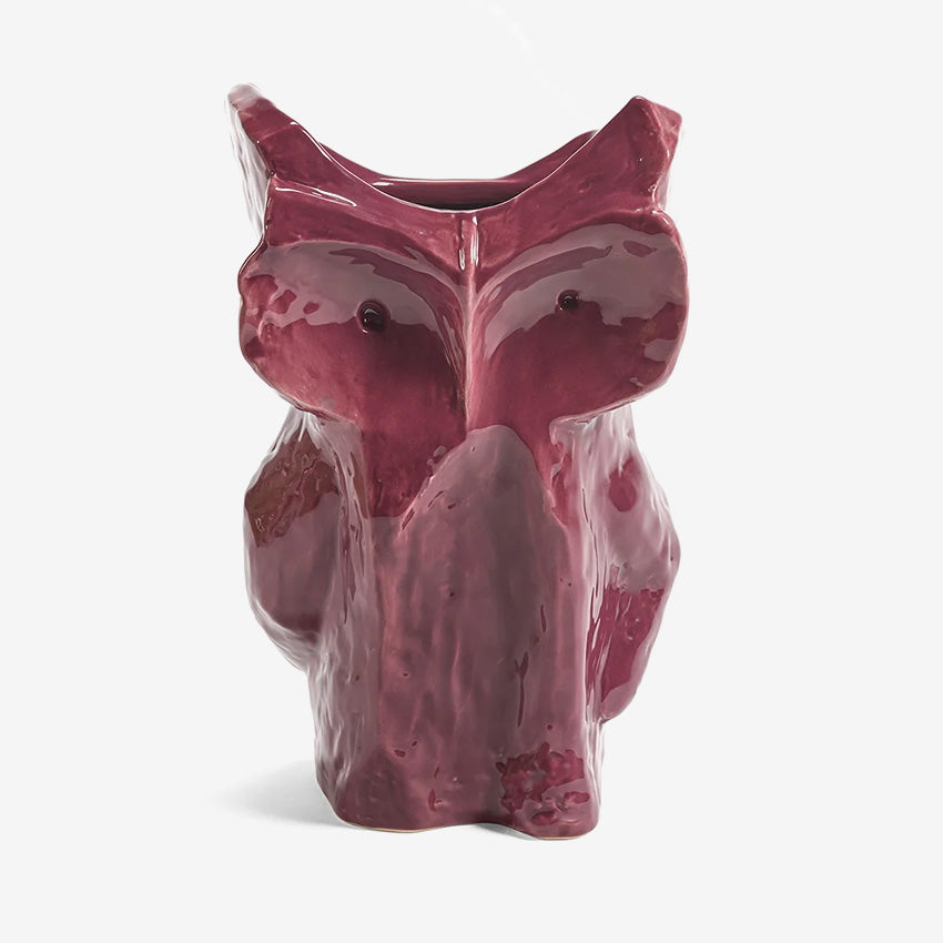 Serax | Owl Vase - Aubergine After Midnight