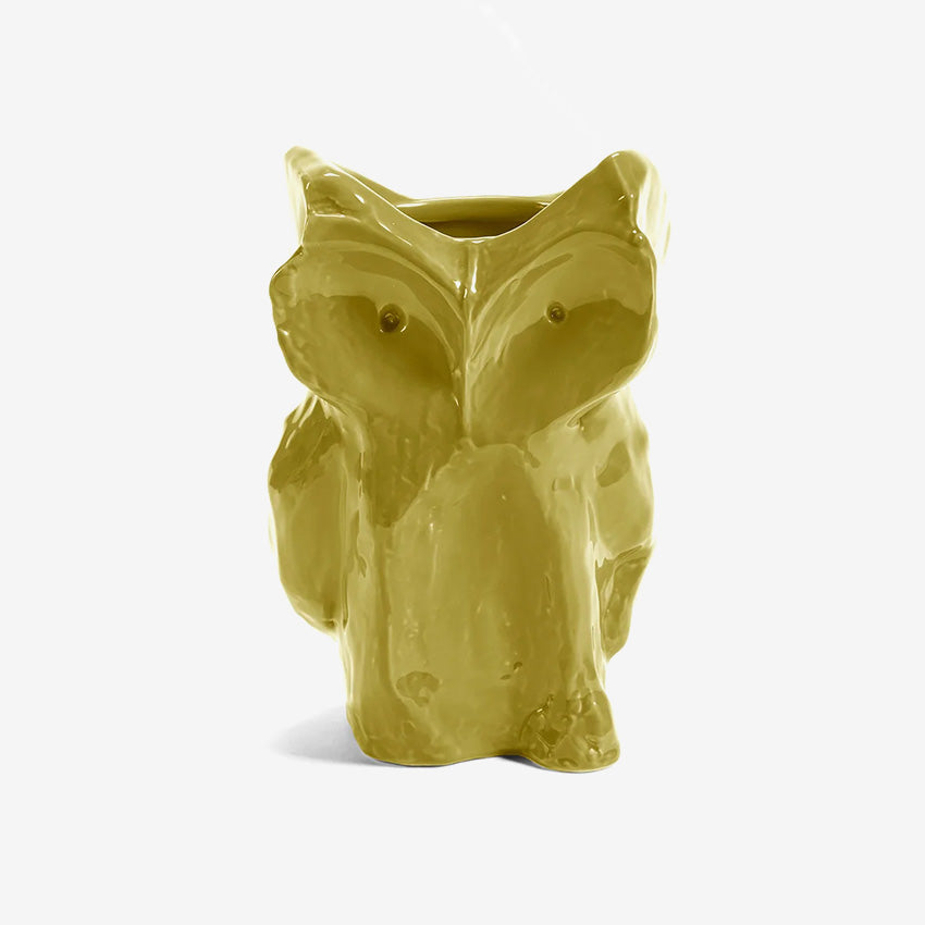 Serax | Vase Owl - Yellow After Midnight