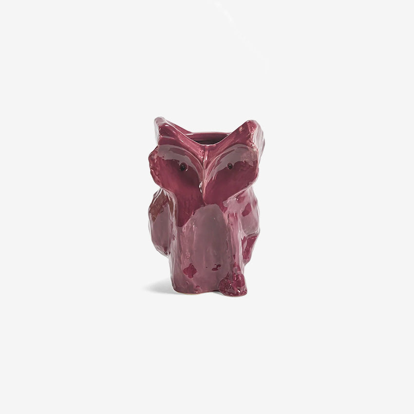 Serax | Owl Vase - Aubergine After Midnight