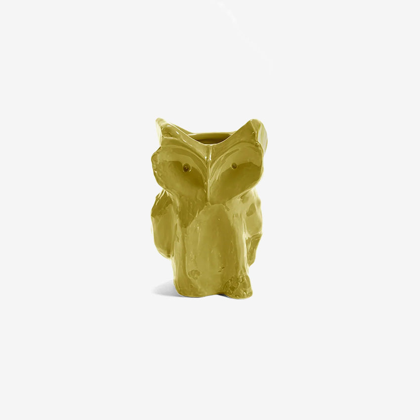 Serax | Vase Owl - Yellow After Midnight