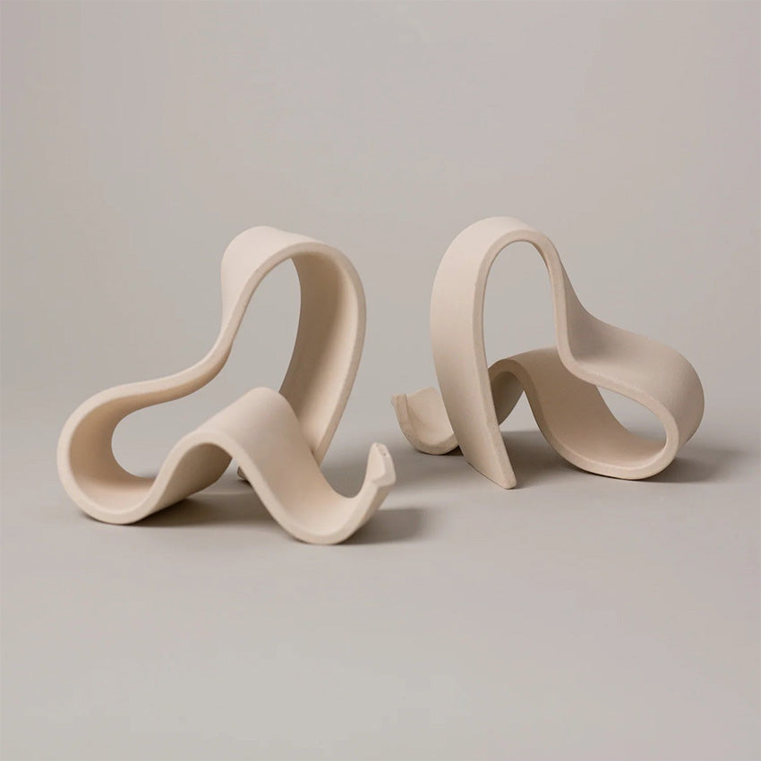 Sin | Fettu Bookends Pair - Bone