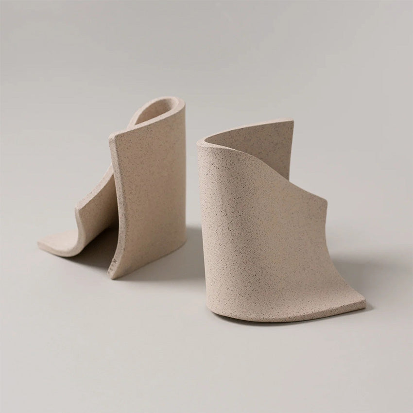 Sin | Serra Bookends Pair - Sand