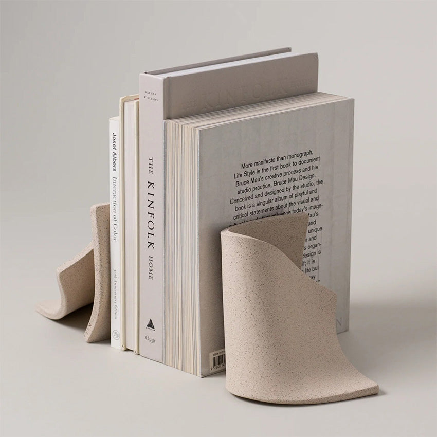 Sin | Serra Bookends Pair - Sand