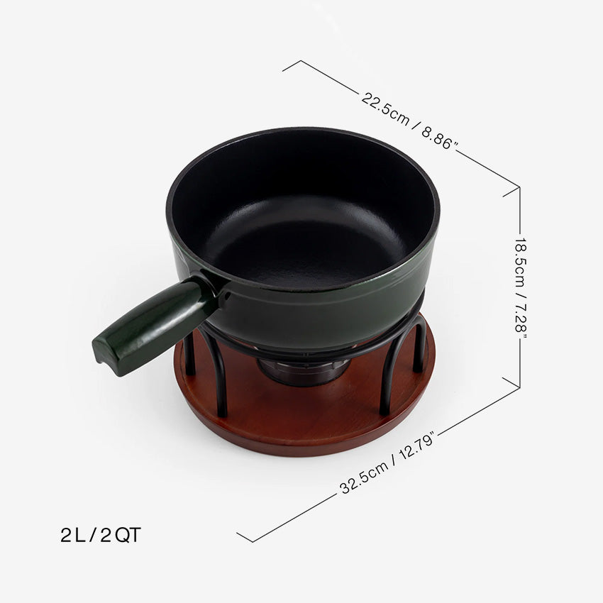 Swissmar | Ticino Cast Iron Fondue Set - 9 Pieces