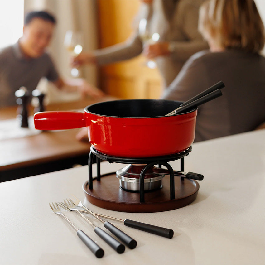 Swissmar | Ticino Cast Iron Fondue Set - 9 Pieces