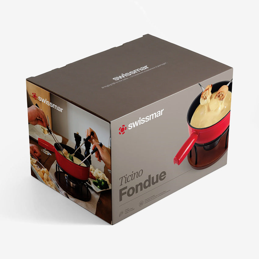 Swissmar | Ticino Cast Iron Fondue Set - 9 Pieces